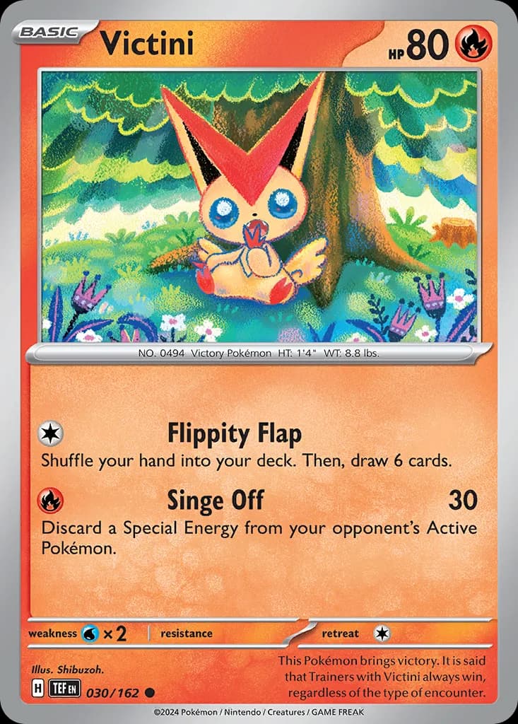 Victini card front, Temporal Forces 30/162