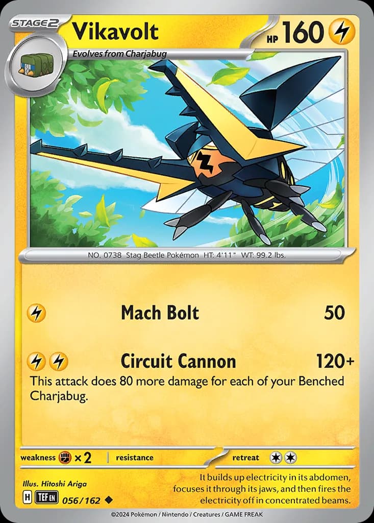Temporal Forces Vikavolt card front, 56/162