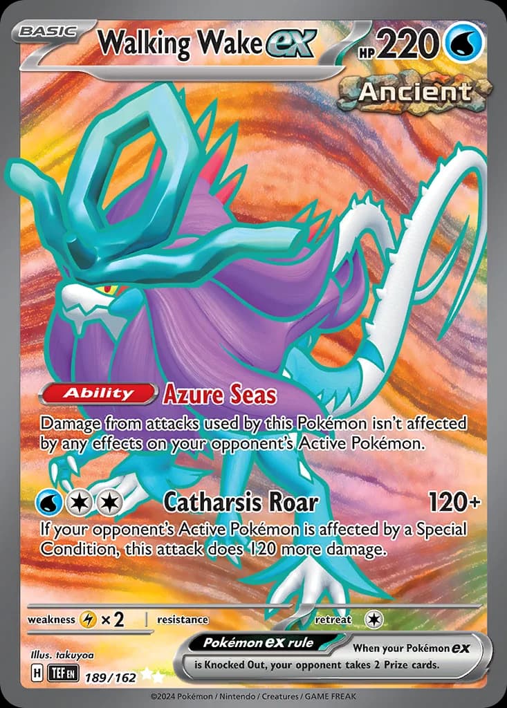 Temporal Forces Walking Wake ex card front, 189/162