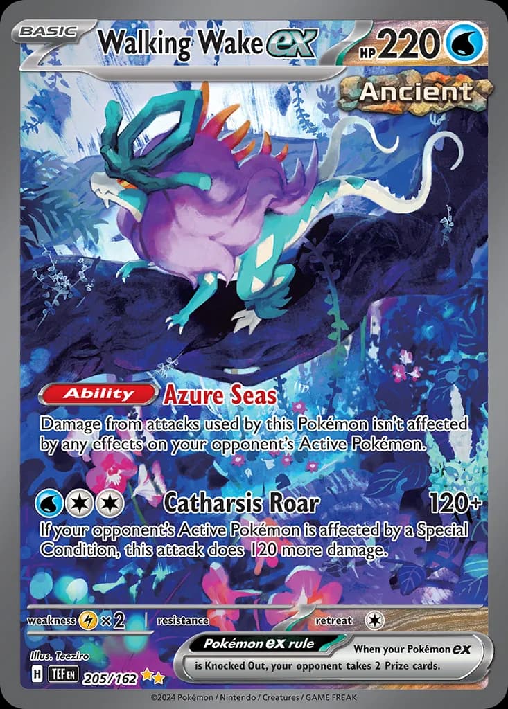 Temporal Forces Walking Wake ex card front, 205/162
