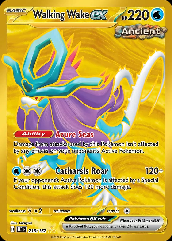 Temporal Forces Walking Wake ex card front, 215/162