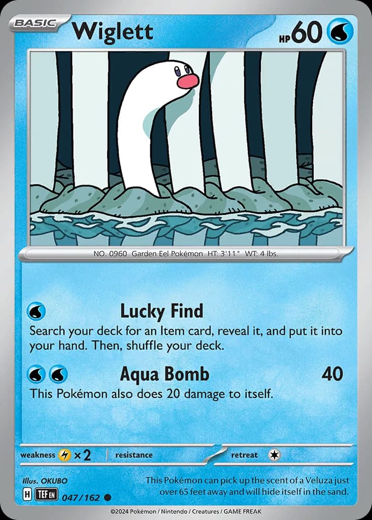 Temporal Forces Wiglett card front, 47/162