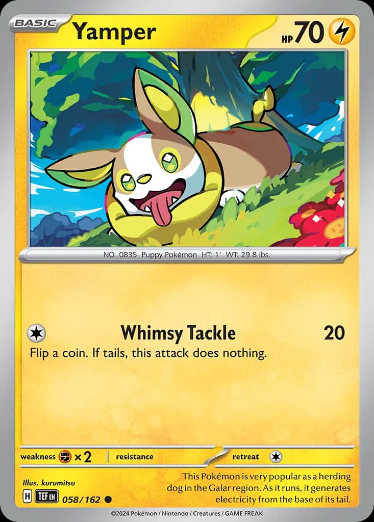 Temporal Forces Yamper card front, 58/162
