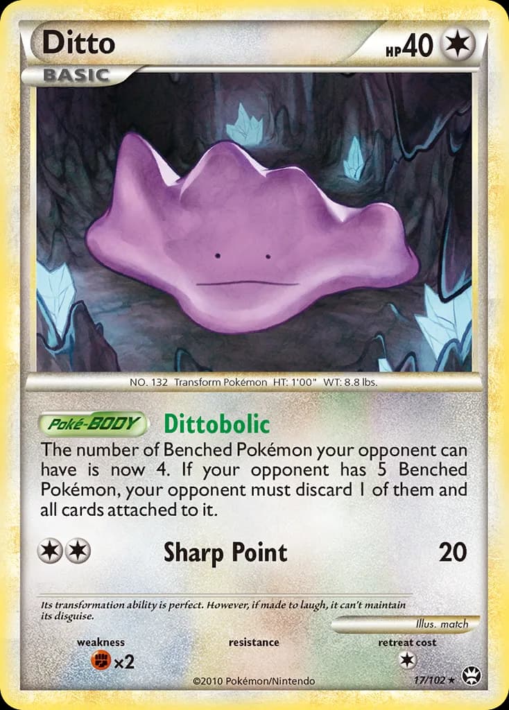 Ditto card front, Triumphant 17/102