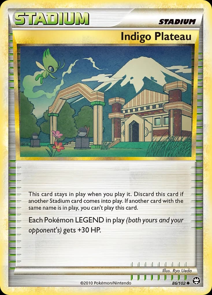 Triumphant Indigo Plateau card front, 86/102