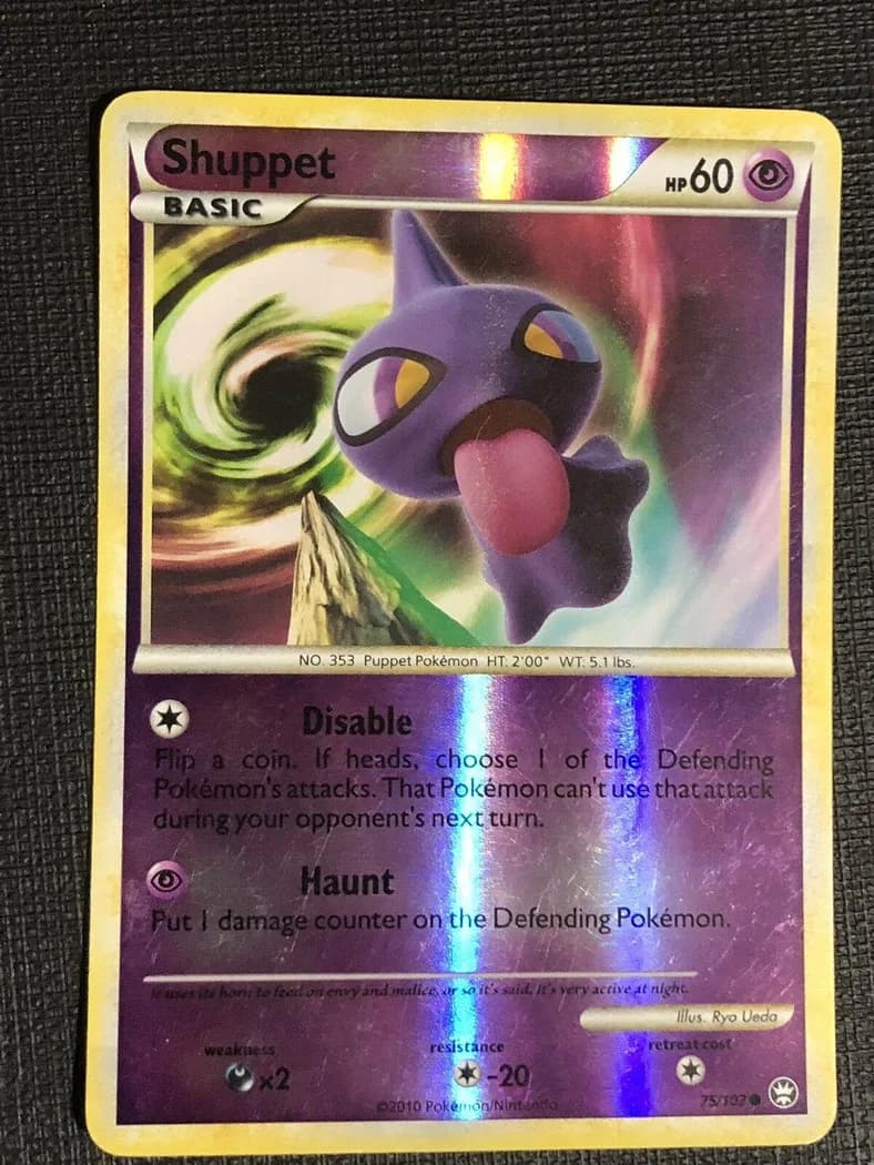 Shuppet reverse holo card front, Triumphant 75/102