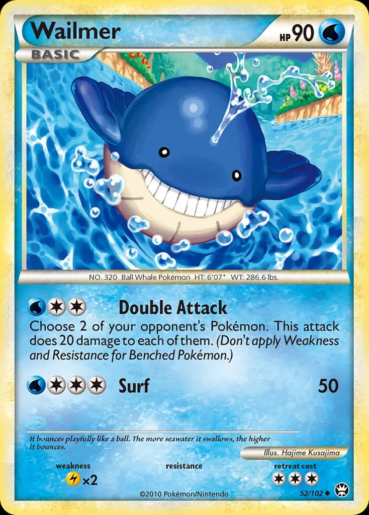 Triumphant Wailmer card front, 52/102