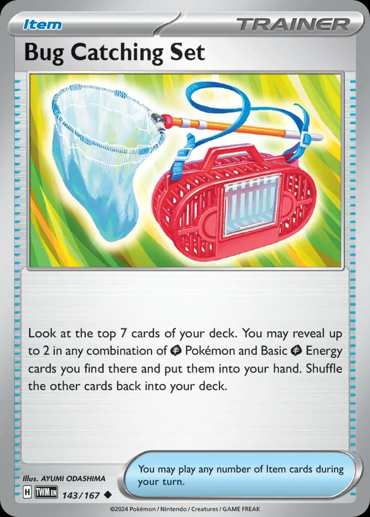 Twilight Masquerade Bug Catching Set card front, 143/167
