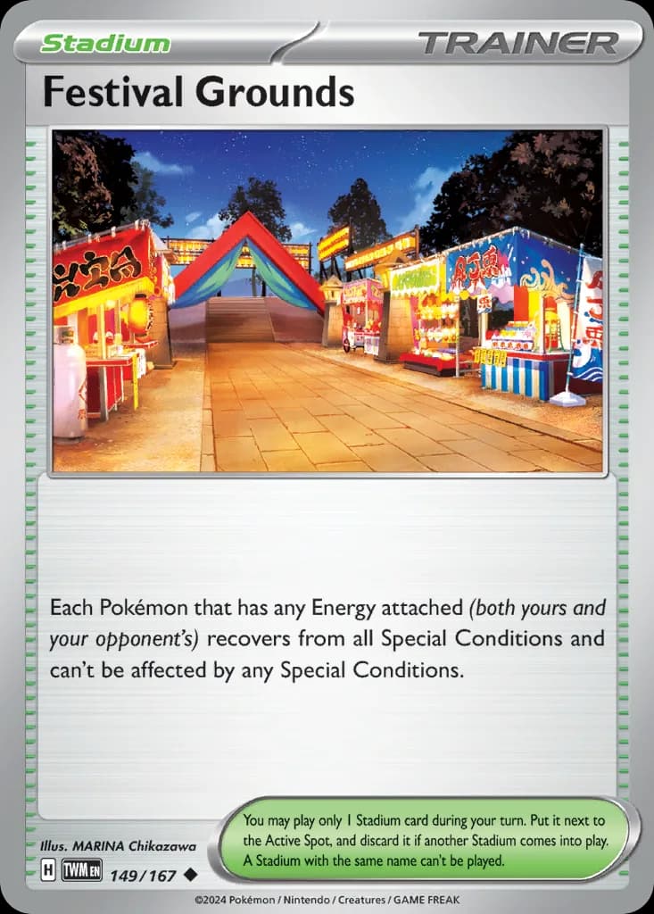 Twilight Masquerade Festival Grounds card front, 149/167