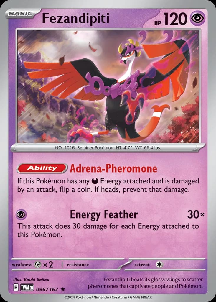 Twilight Masquerade Fezandipiti card front, 96/167
