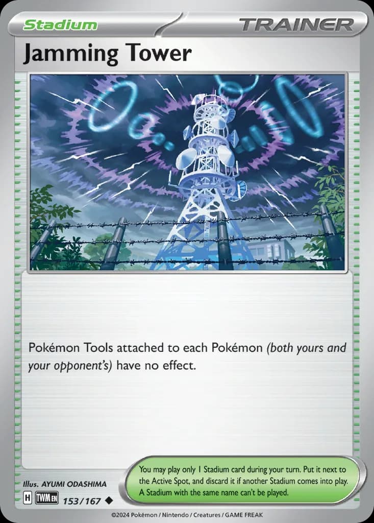 Twilight Masquerade Jamming Tower card front, 153/167