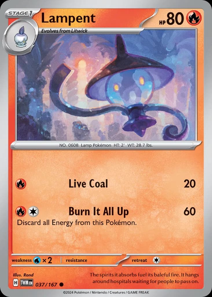 Twilight Masquerade Lampent card front, 37/167