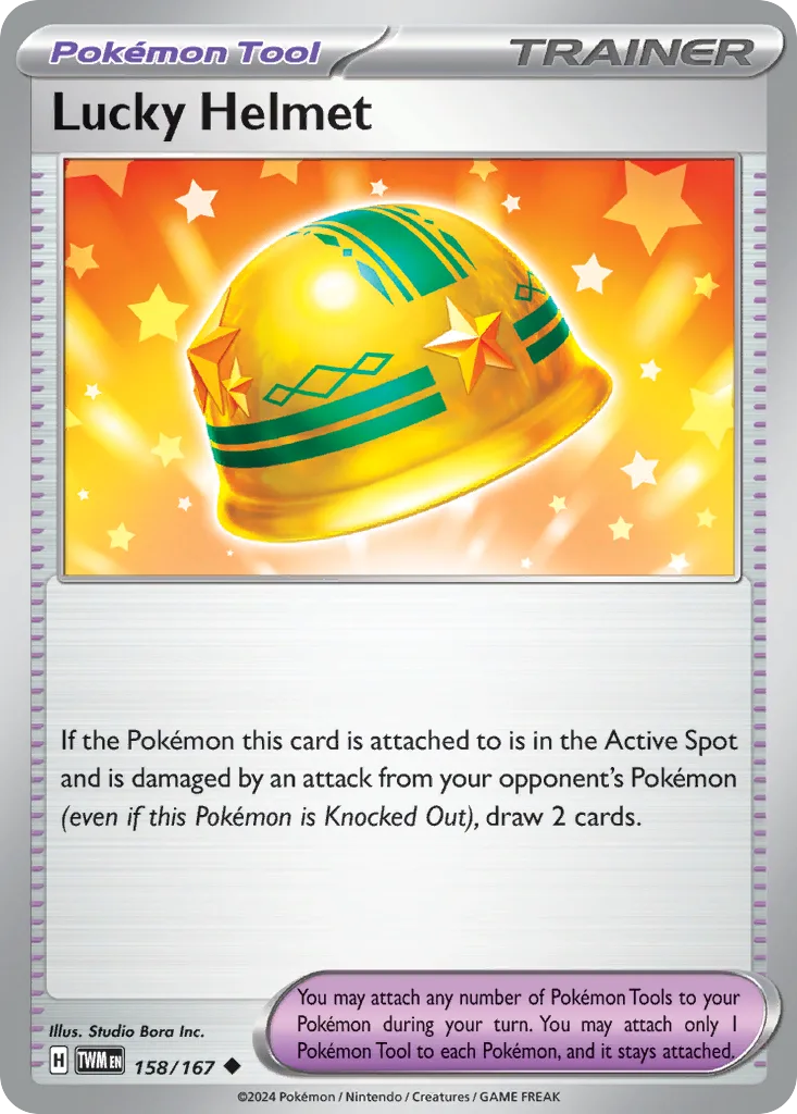 Twilight Masquerade Lucky Helmet card front, 158/167