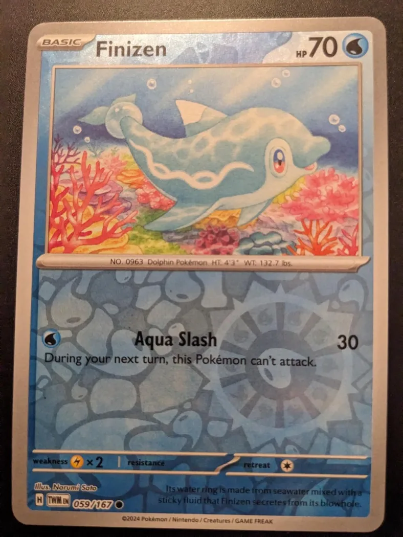 Finizen reverse holo card front, Twilight Masquerade 59/167
