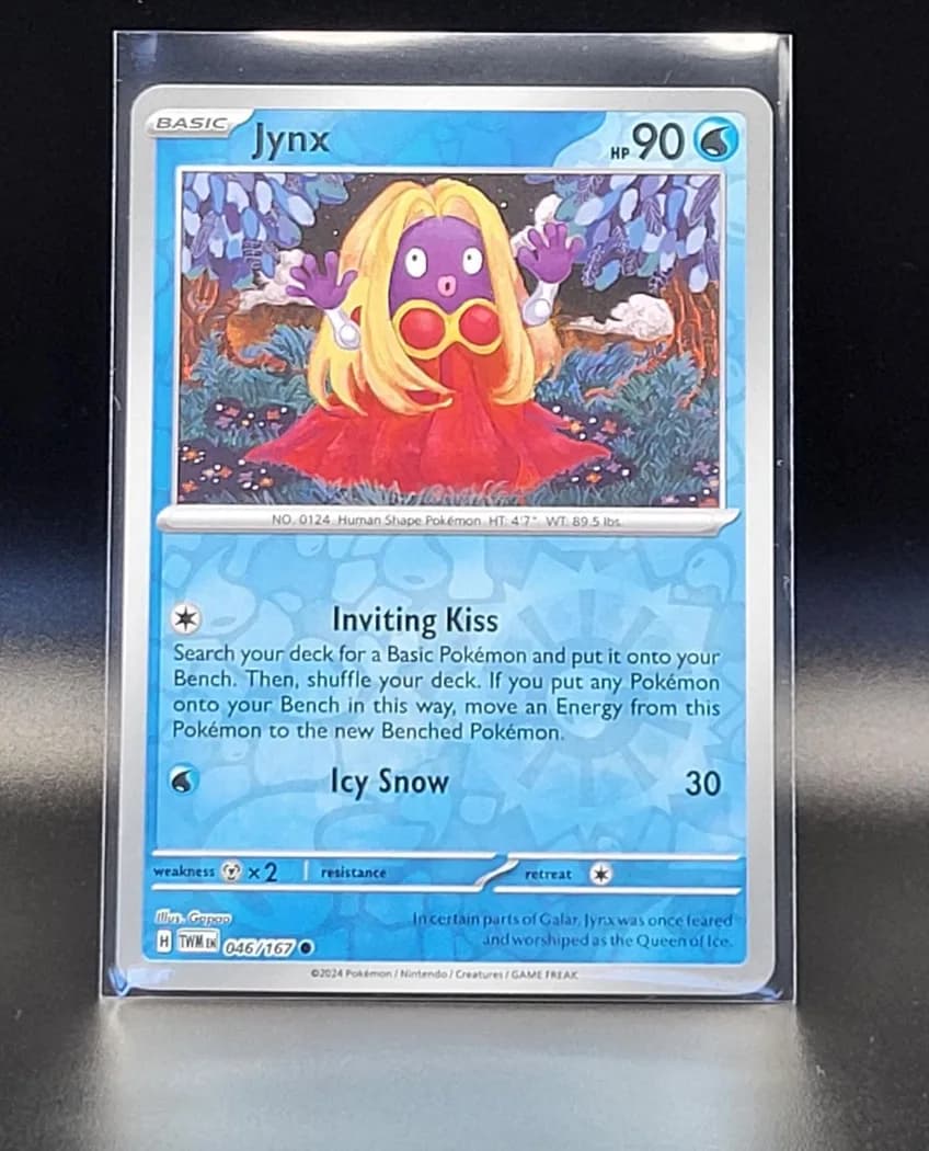Jynx reverse holo card front, Twilight Masquerade 46/167