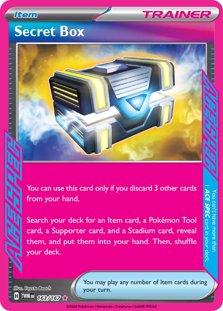Twilight Masquerade Secret Box card front, 163/167