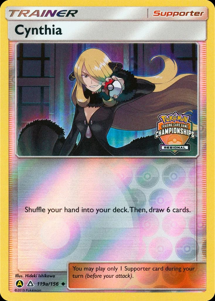 Ultra Prism Cynthia card front, 119a/156