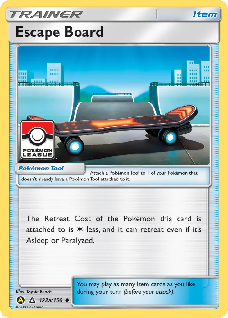 Ultra Prism Escape Board card front, 122a/156