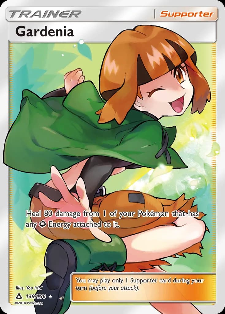 Ultra Prism Gardenia card front, 149/156