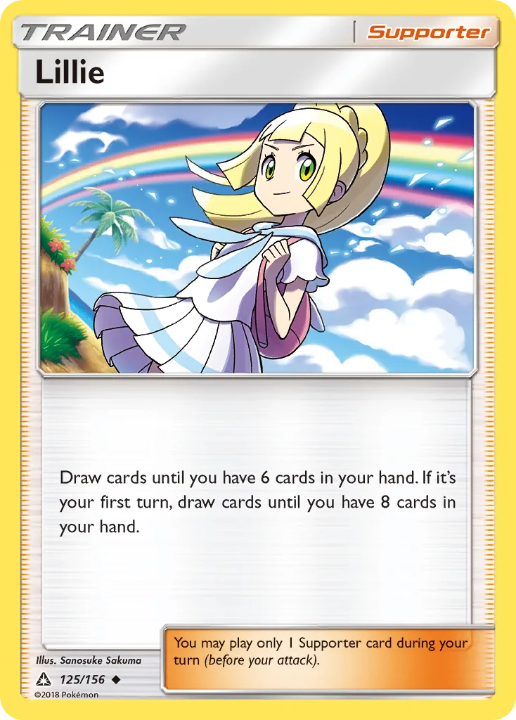 Ultra Prism Lillie card front, 125/156