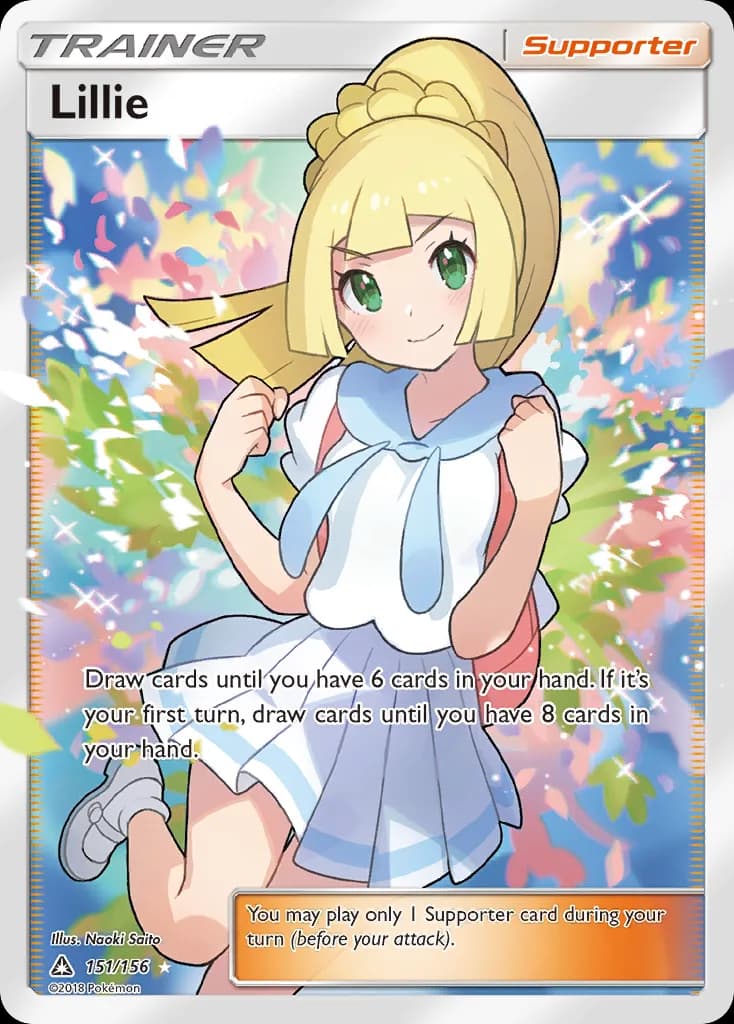 Ultra Prism Lillie card front, 151/156