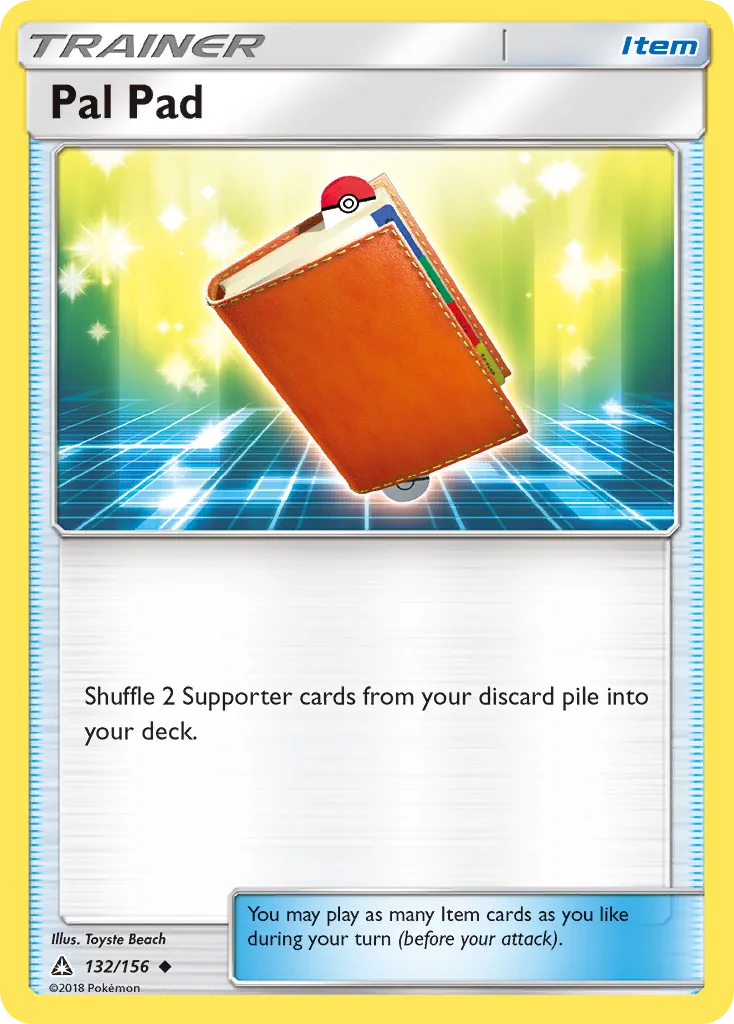 Ultra Prism Pal Pad card front, 132/156