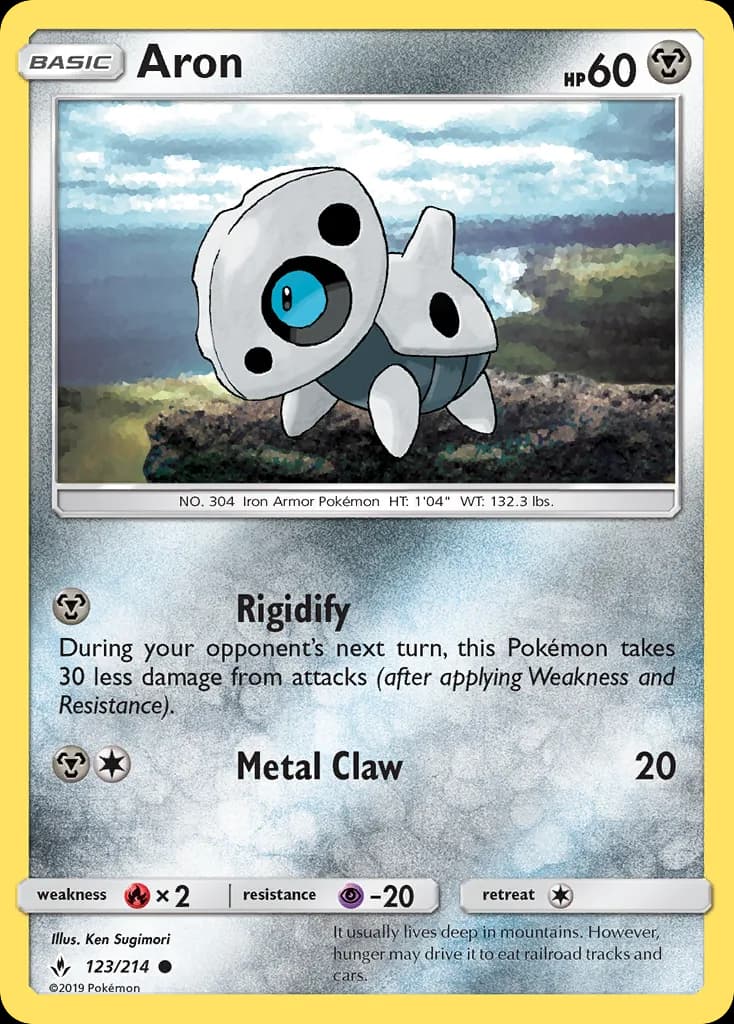 Unbroken Bonds Aron card front, 123/214