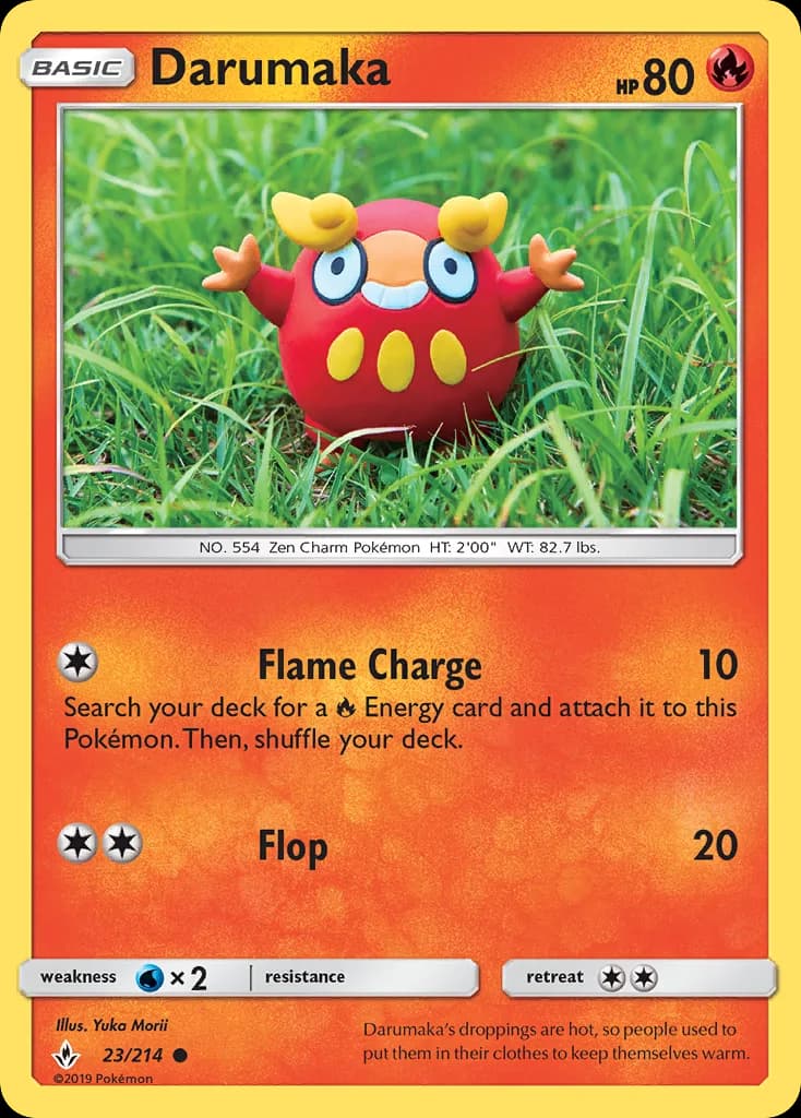 Unbroken Bonds Darumaka card front, 23/214