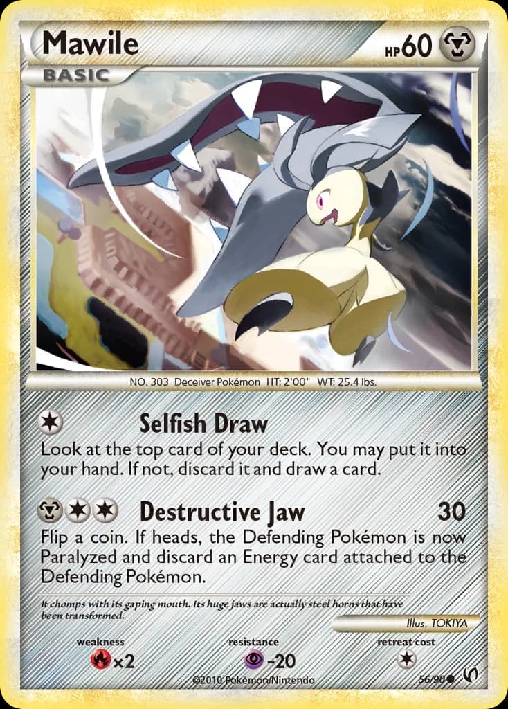 Undaunted Mawile card front, 56/90