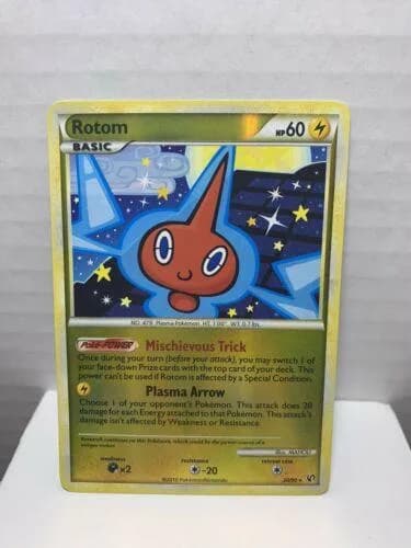 Rotom reverse holo card front, Undaunted 20/90