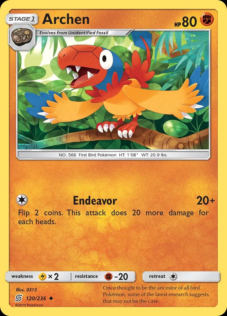 Unified Minds Archen card front, 120/236