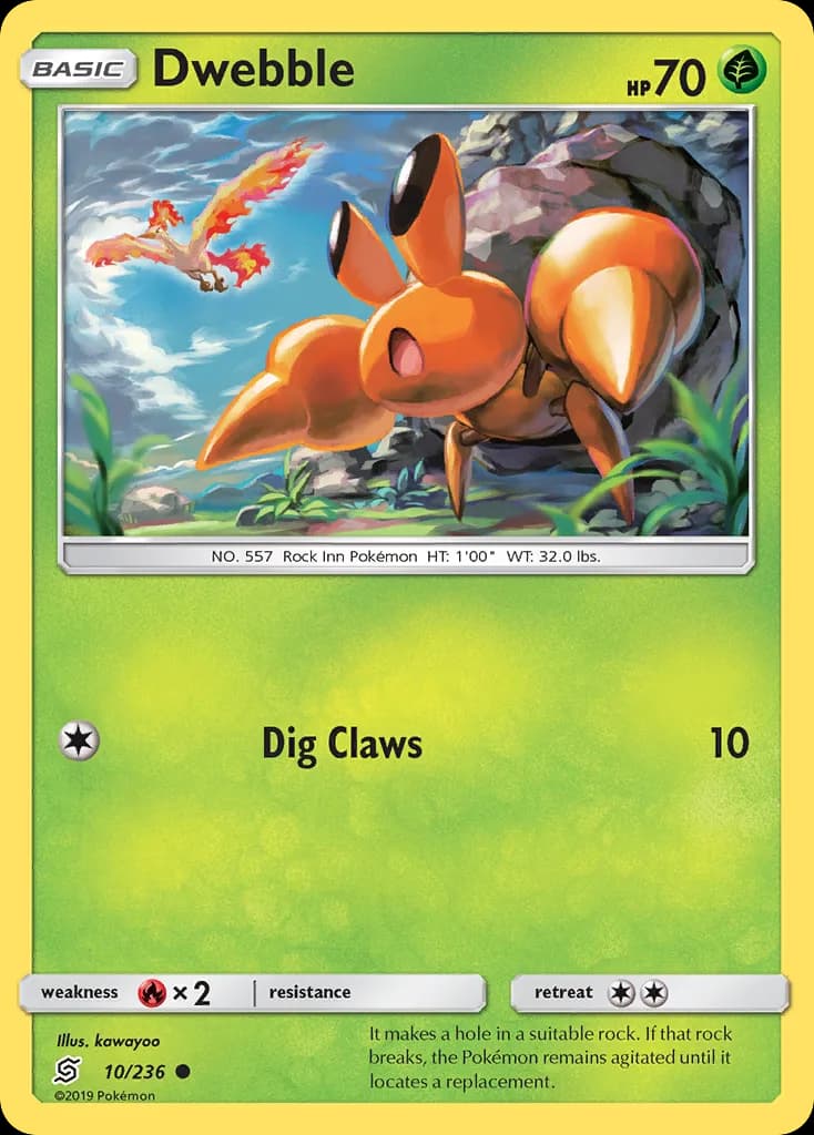 Unified Minds Dwebble card front, 10/236