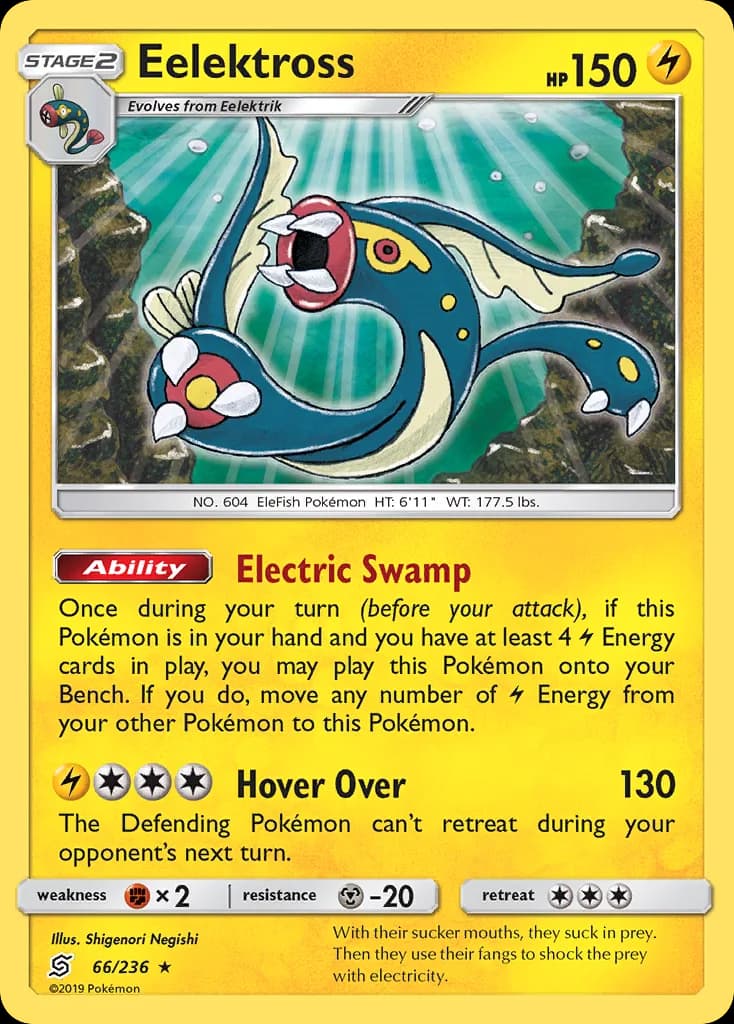 Unified Minds Eelektross card front, 66/236