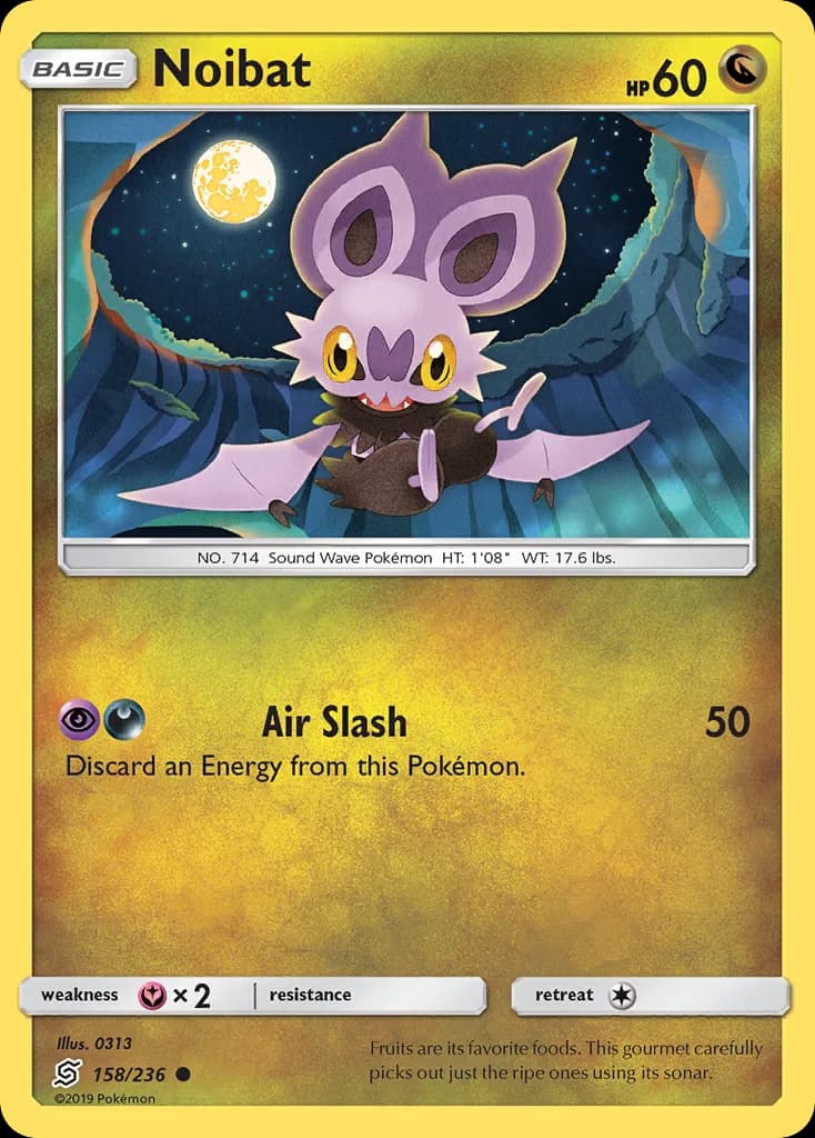 Unified Minds Noibat card front, 158/236