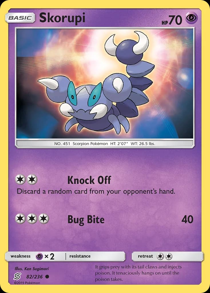 Unified Minds Skorupi card front, 82/236