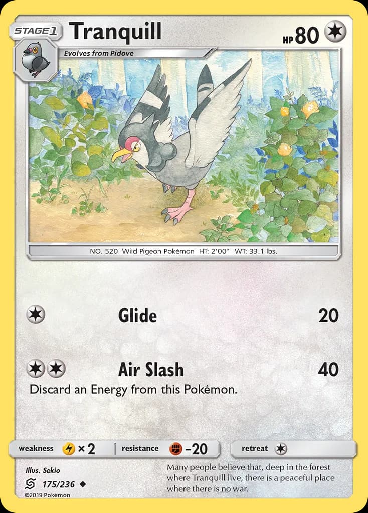 Unified Minds Tranquill card front, 175/236