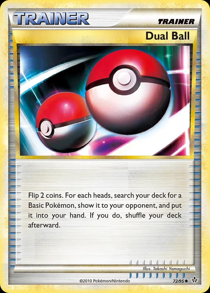 Unleashed Dual Ball card front, 72/95