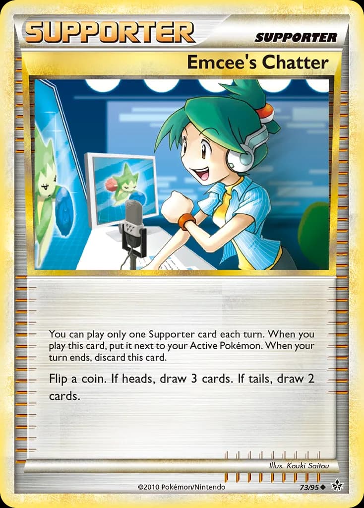 Unleashed Emcee's Chatter card front, 73/95