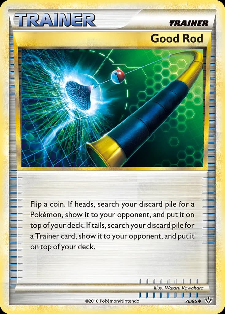 Unleashed Good Rod card front, 76/95