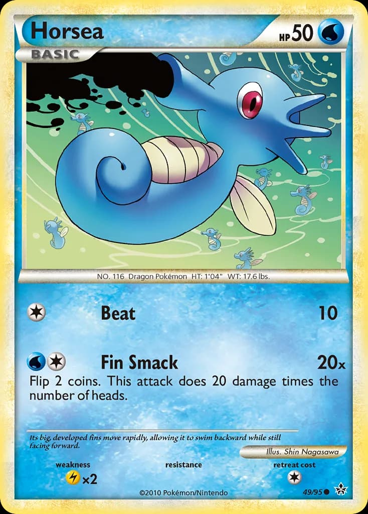 Unleashed Horsea card front, 49/95