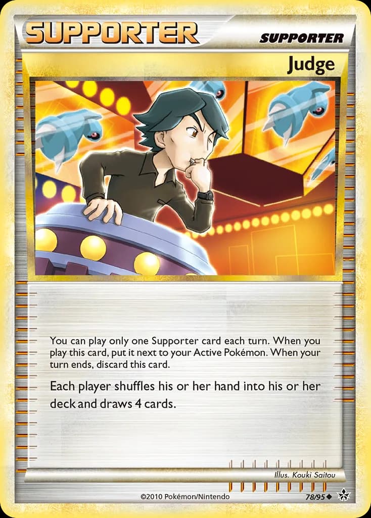 Unleashed Judge card front, 78/95