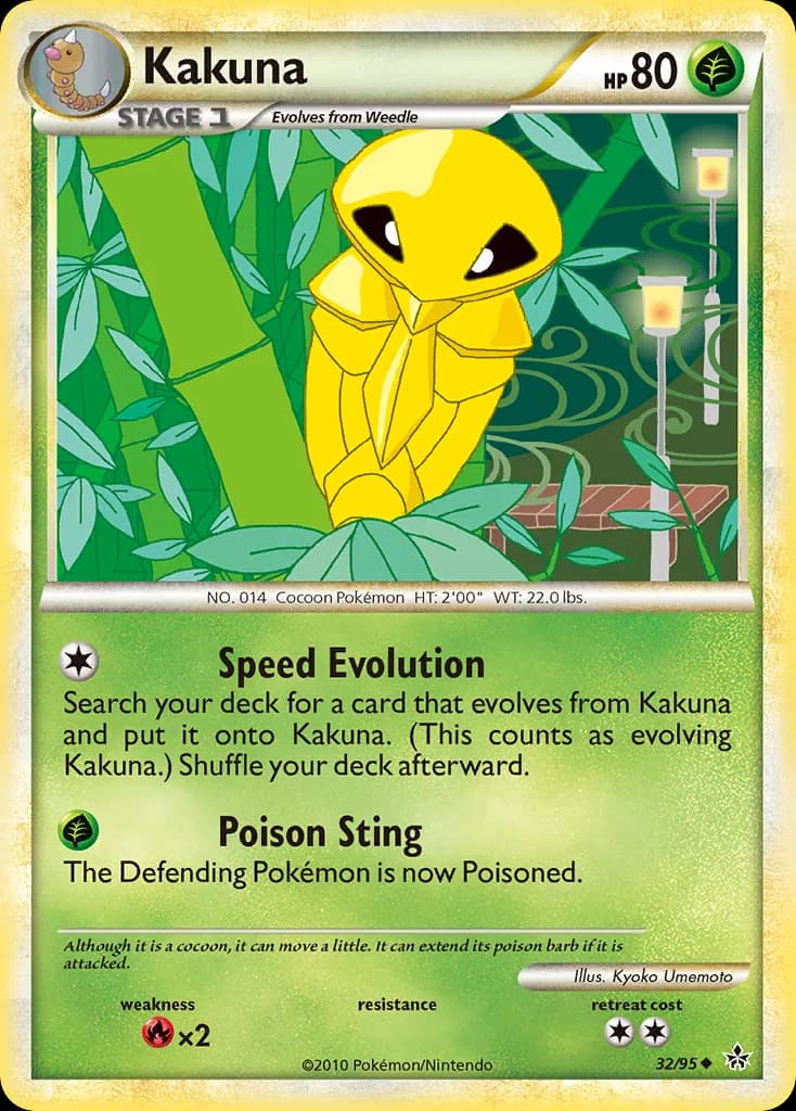 Unleashed Kakuna card front, 32/95