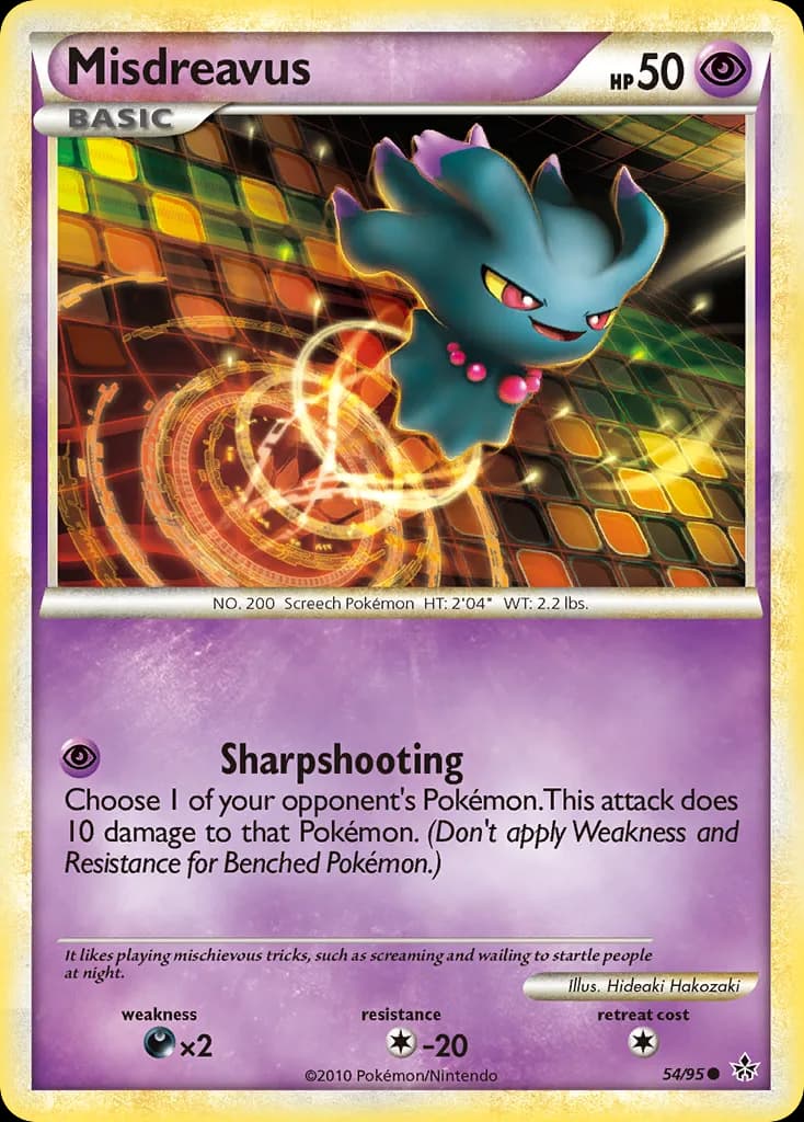 Unleashed Misdreavus card front, 54/95