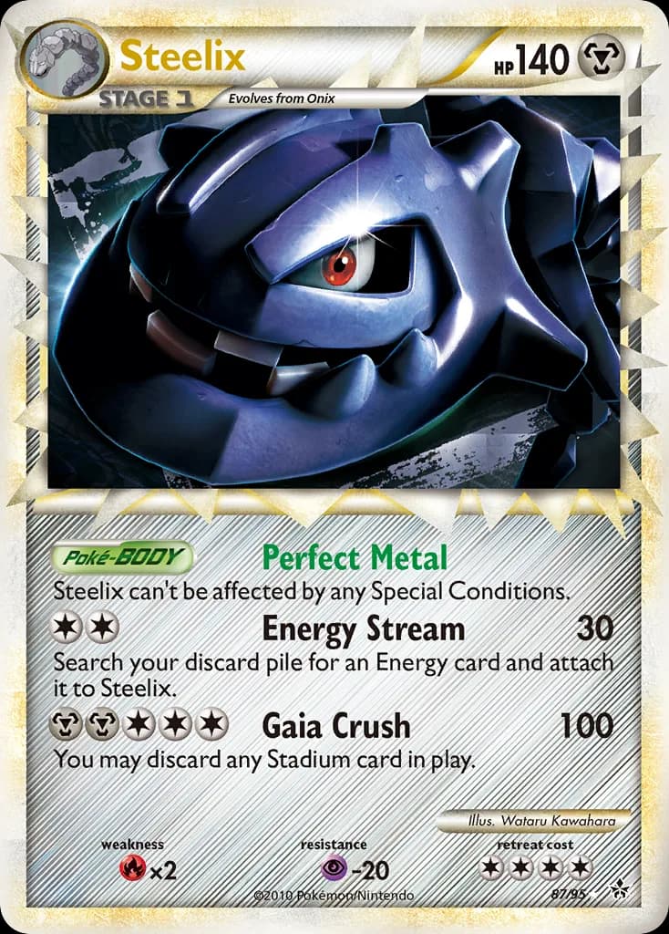 Unleashed Steelix card front, 87/95