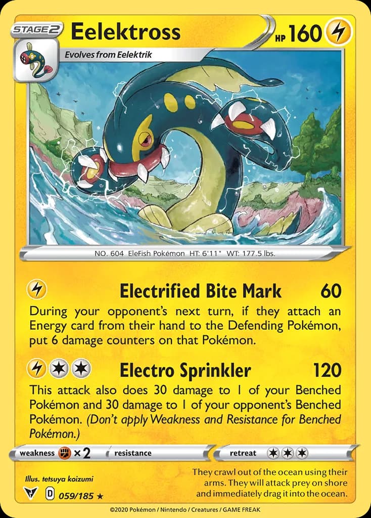 Vivid Voltage Eelektross card front, 59/185