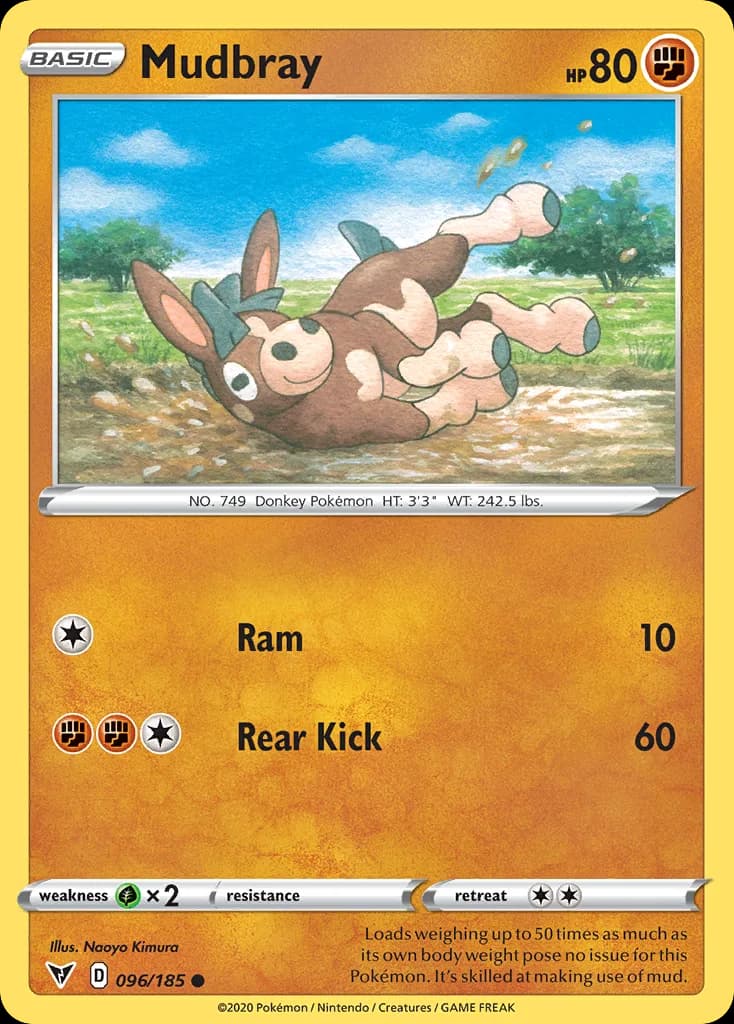 Vivid Voltage Mudbray card front, 96/185