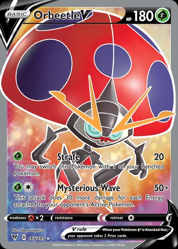 Vivid Voltage Orbeetle V card front, 166/185