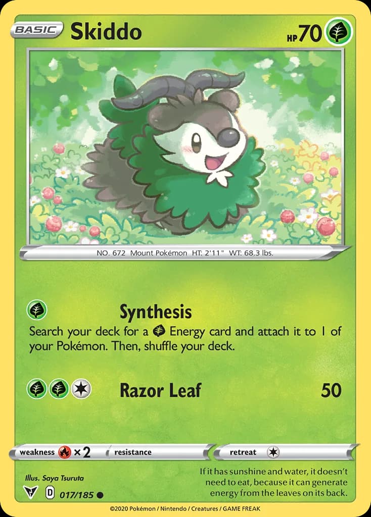 Vivid Voltage Skiddo card front, 17/185