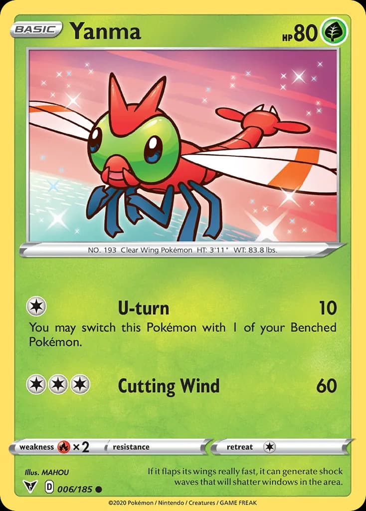 Vivid Voltage Yanma card front, 6/185