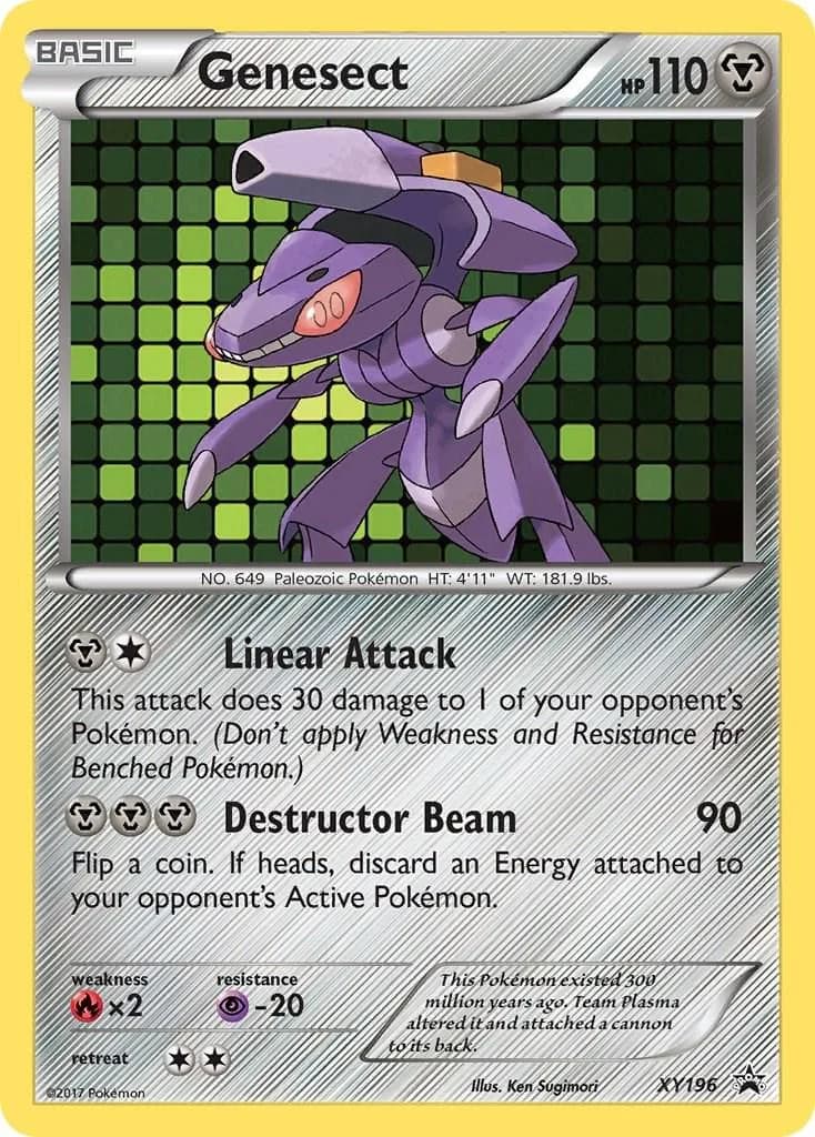 XY Black Star Promos Genesect holo promo card front, XY196